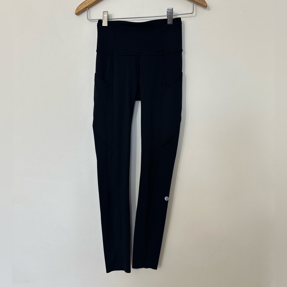 Lululemon Athletica full size Black Leggings Sz 2